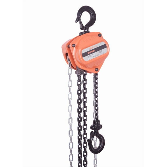 Atlas Lifting And Rigging Tch 1-1/2 Ton Chain Hoist 3300 Lbs 20 Ft. Lift