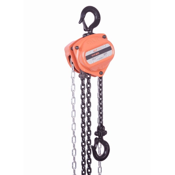Atlas Lifting And Rigging Tch 1-1/2 Ton Chain Hoist 3300 Lbs 20 Ft. Lift