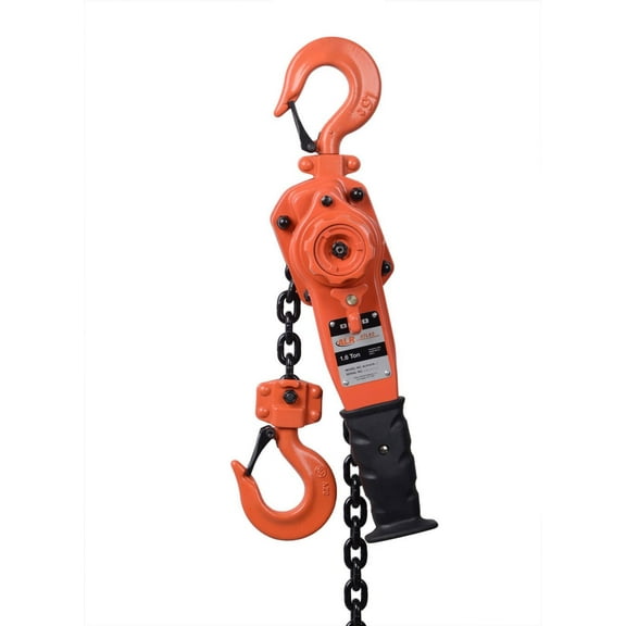 Atlas Lifting And Rigging Alh 1-1/2 Ton Lever Chain Hoist 10 Ft. Chain 3300 Lbs