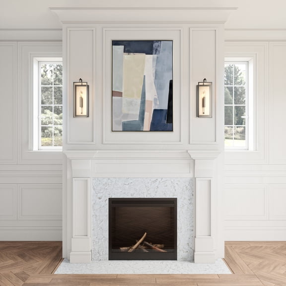 Atlas Lighting and Home 1-Light Candle Style Wall Sconce - 17" - Brushed Nickel