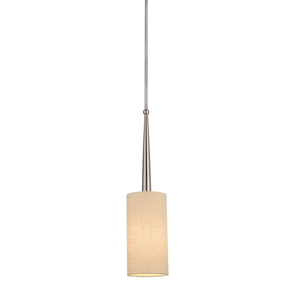 Atlas Lighting and Home 1-Light Hanging Mini Ceiling Pendant Light with Cylindrical Shade - 25.75" -
