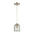 thumbnail image 1 of Atlas Lighting and Home 1-Light Mini Ceiling Pendant Light with Speckled Glass Shade - 7", 1 of 4