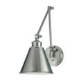thumbnail image 1 of Atlas Lighting and Home 1-Light Swing-Arm Wall Sconce - 18.5" - Brushed Nickel Finish, 1 of 1