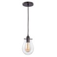 thumbnail image 1 of Atlas Lighting and Home 1-Light Traditional Style Bronze Hanging Mini Pendant Ceiling Light Fixture, 1 of 2