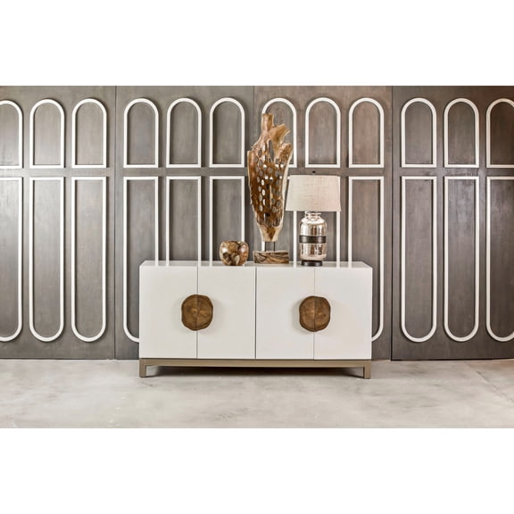 Atlas Lighting and Home Carved Teak Wooden Sculpture Decoration - 50" - Brown