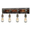 thumbnail image 1 of Atlas Lighting and Home Wide 4-Light Vanity Light - 26" - Multi-tone Weathered Finish, 1 of 5