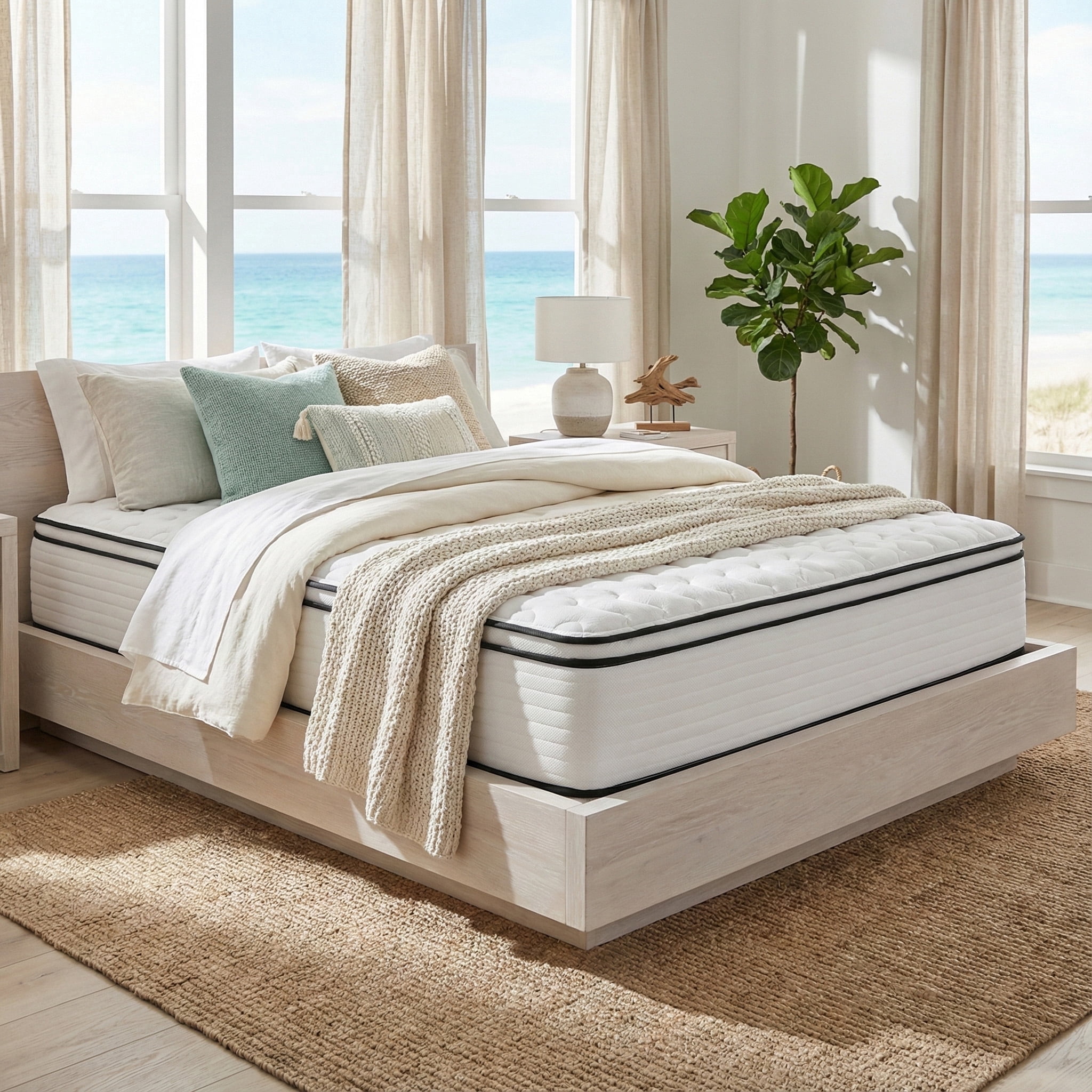 Atlas Mattress 10" Full Innerspring Mattress, Breathable Cover, Medium Firmness