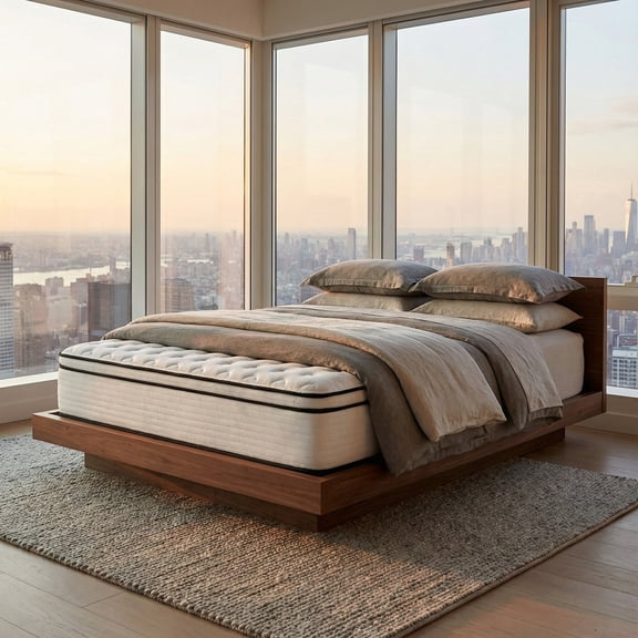 Atlas Mattress 10" Queen Innerspring Mattress, Breathable Cover, Medium Firmness