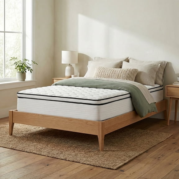 Atlas Mattress 10" XL Twin Innerspring Mattress, Breathable Cover, Medium Firmness