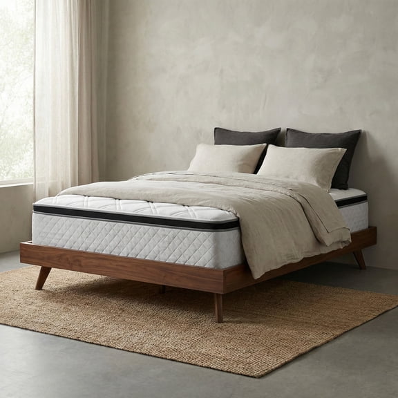 Atlas Mattress 12" Full Innerspring Mattress, Breathable Cover, Firm Firmness