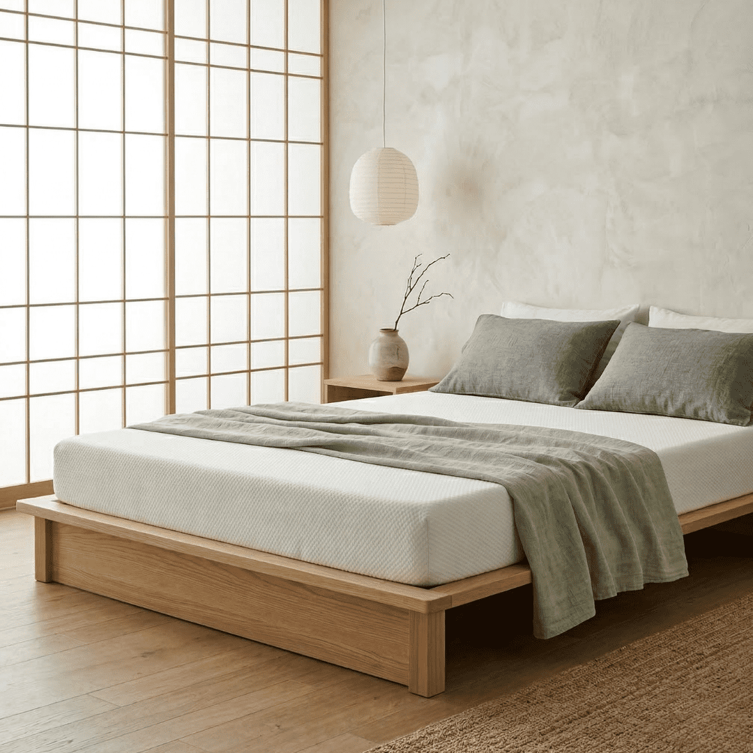 Atlas Mattress 5" Twin Gel Memory Foam Mattress In A Box, Breathable Cover,  Medium Firmness