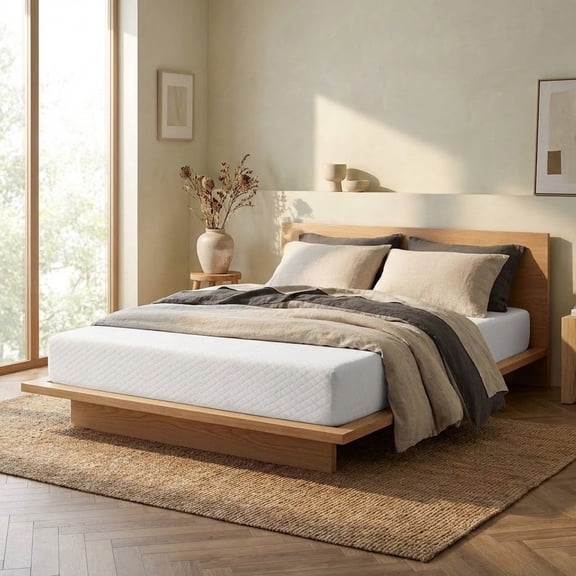 Atlas Mattress 8" Gel Memory Foam Mattress with Breathable Construction, Full, Medium Firmness