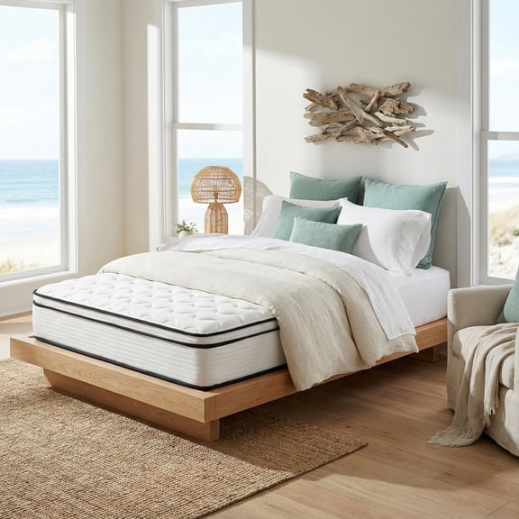 Atlas Mattress 8" XL Twin Innerspring Mattress, Breathable Cover, Firm Firmness