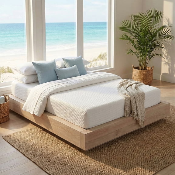 Atlas Mattress 8 in Gel Memory Foam Mattress with Breathable Cover, King, Medium Firmness