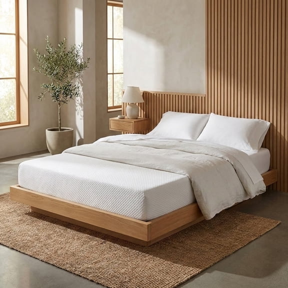 Atlas Mattress 10 Inches Twin XL Gel Memory Foam Mattress, Breathable, Medium Firm