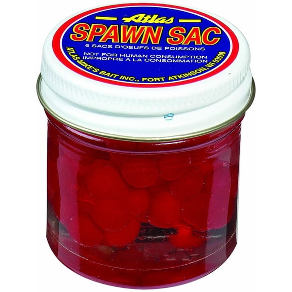 Atlas Mike's Atlas Spawn Sacs Trout Bait, Red