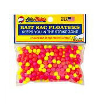 Atlas Mikes Bait Sac Floaters, Assorted Colors