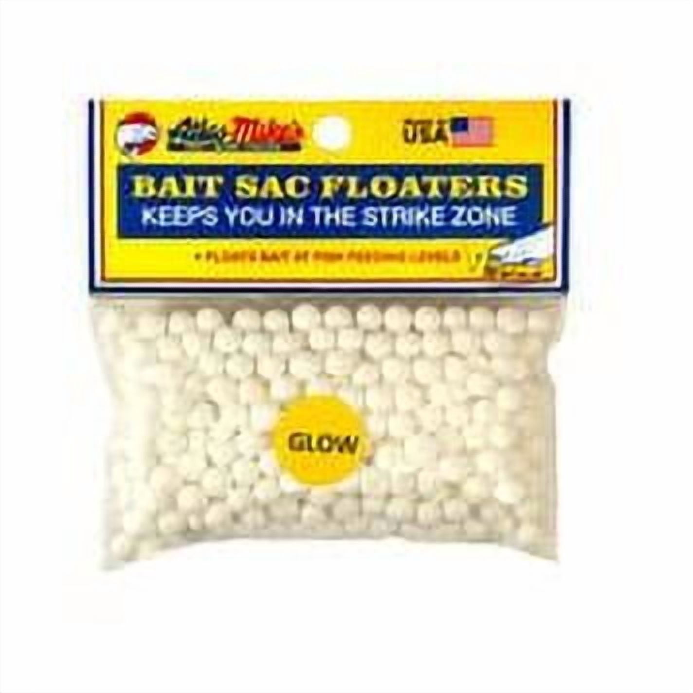 Atlas Mike's Bait Sac Floaters, Glow in the Dark Fishing Bait Accessory