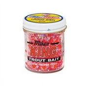 Atlas Mike's King Deluxe Salmon Eggs Trout Bait, Red Glitter
