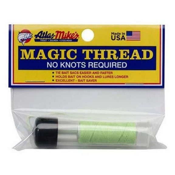 Atlas Mike's Thread with Dispenser, 100-Feet, Chartreuse