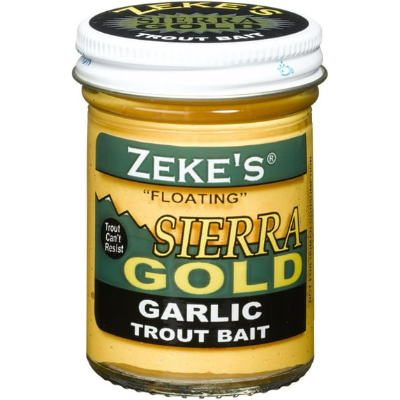 Atlas Mike's Zeke's Sierra Gold Trout Dough Bait, Garlic, Yellow