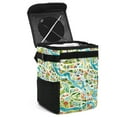 thumbnail image 1 of Atlas Mini Trash Can Car Trash Can Trash Can for Car: Foldable, with Lid, Leak-Proof, Hanging Storage Bag, 1 of 1
