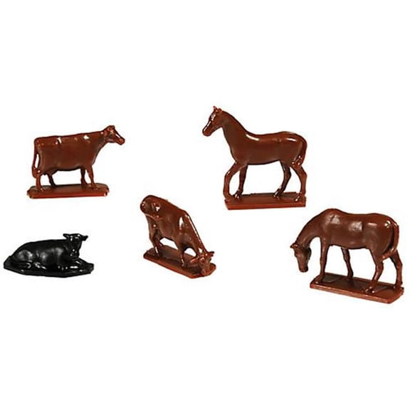 ATM778 HO Scale Cows & Horses