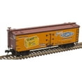 thumbnail image 1 of Atlas N Scale 40' Wood Reefer Banner Creamery Butter/BCCX (Yellow/Brown) #4901, 1 of 1