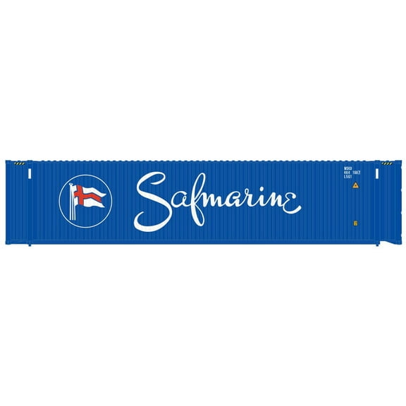 Atlas N Scale 45' Corrugated Container Safmarine/Blue, Red, & White (3-Pack #1)