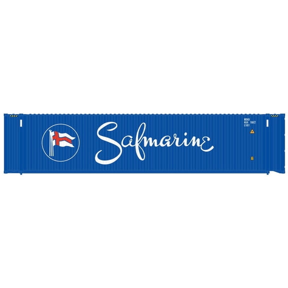 Atlas N Scale 45' Corrugated Container Safmarine/Blue, Red, & White (3-Pack #2)