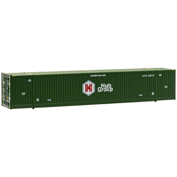 Atlas N Scale 53' Corrugated Container 3-Pack Hub Group/UP #249228/249249/249360