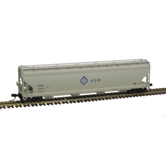 Atlas N Scale ACF 5701 Centerflow Grain Hopper ADM (Molecule Logo) #75027