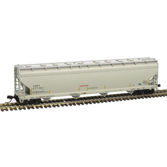 Atlas N Scale ACF 5701 Centerflow Plastics Hopper Exxon-Mobil/XOMX #57710
