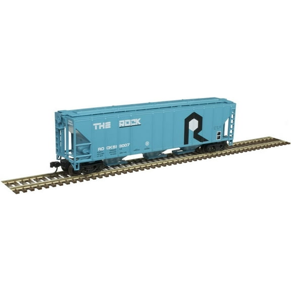 Atlas N Scale PS-2 4427 3-Bay Covered Hopper Rock Island (Blue/Black) #513021