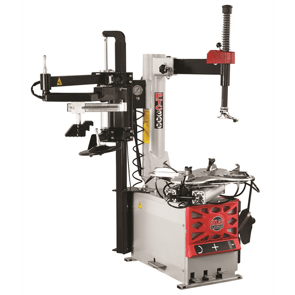 Atlas Automotive Equipment PTC300 Tire Changer, 26" Clamping, Assist Arm, High Torque 110V Turntable, Aluminum Bead Breaker, Air Jaws, Inflator Box, Built-In Beadblaster, Durable for High-Volume Use