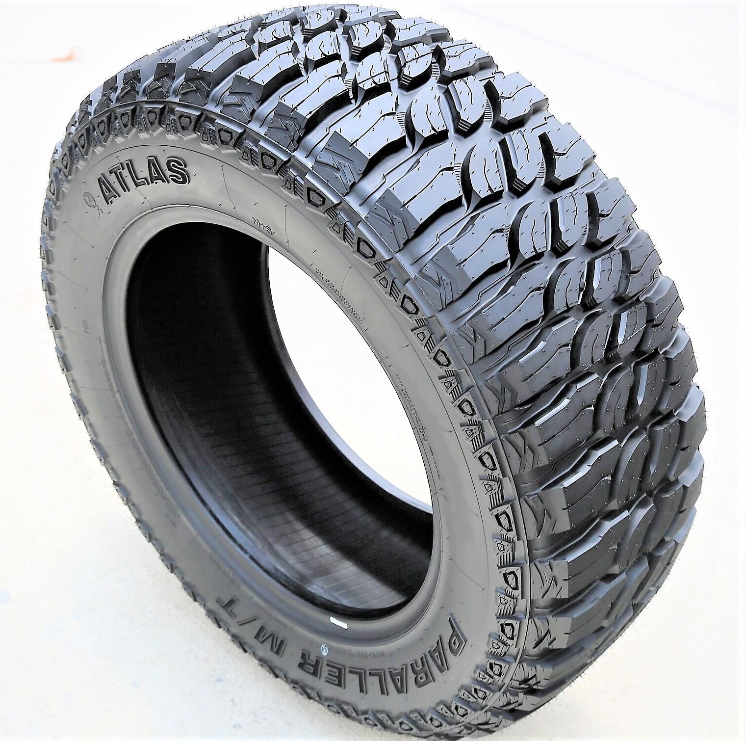 Atlas Paraller M/T LT 245/75R16 Load E 10 Ply MT Mud Tire Fits: 2000-04 Ford F-150 Lariat, 1994-2002 Dodge Ram 2500 Base