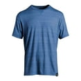 thumbnail image 1 of Atlas Premier Performance Heathered T-Shirt Blue Small NEW -, 1 of 2