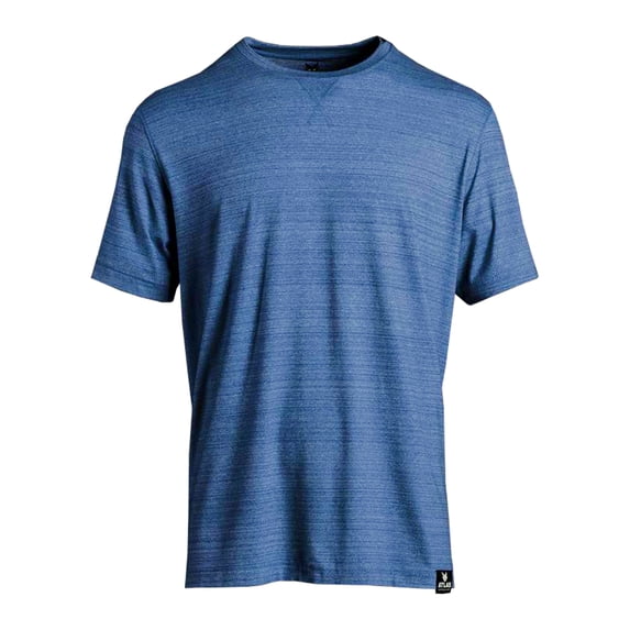 Atlas Premier Performance Heathered T-Shirt Blue Small NEW -