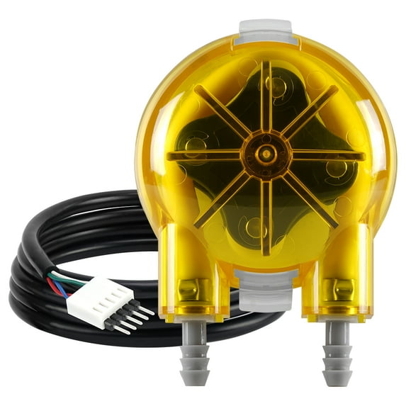 Atlas Scientific EZO-PMP-L Embedded Dosing Pump: Dispenses up to 12 Gallons per Hour (Yellow)