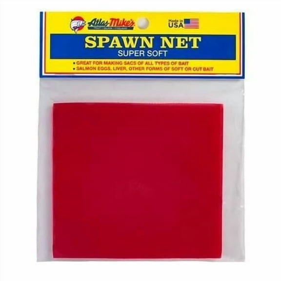 Atlas Spawn NET 3" X 3" - Ideal for Bait Sacs Salmon Eggs, Liver, Soft &...