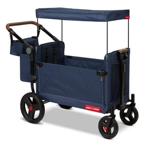 Radio Flyer Atlas Stroll 'N Wagon, Navy Blue, For Ages | B2B