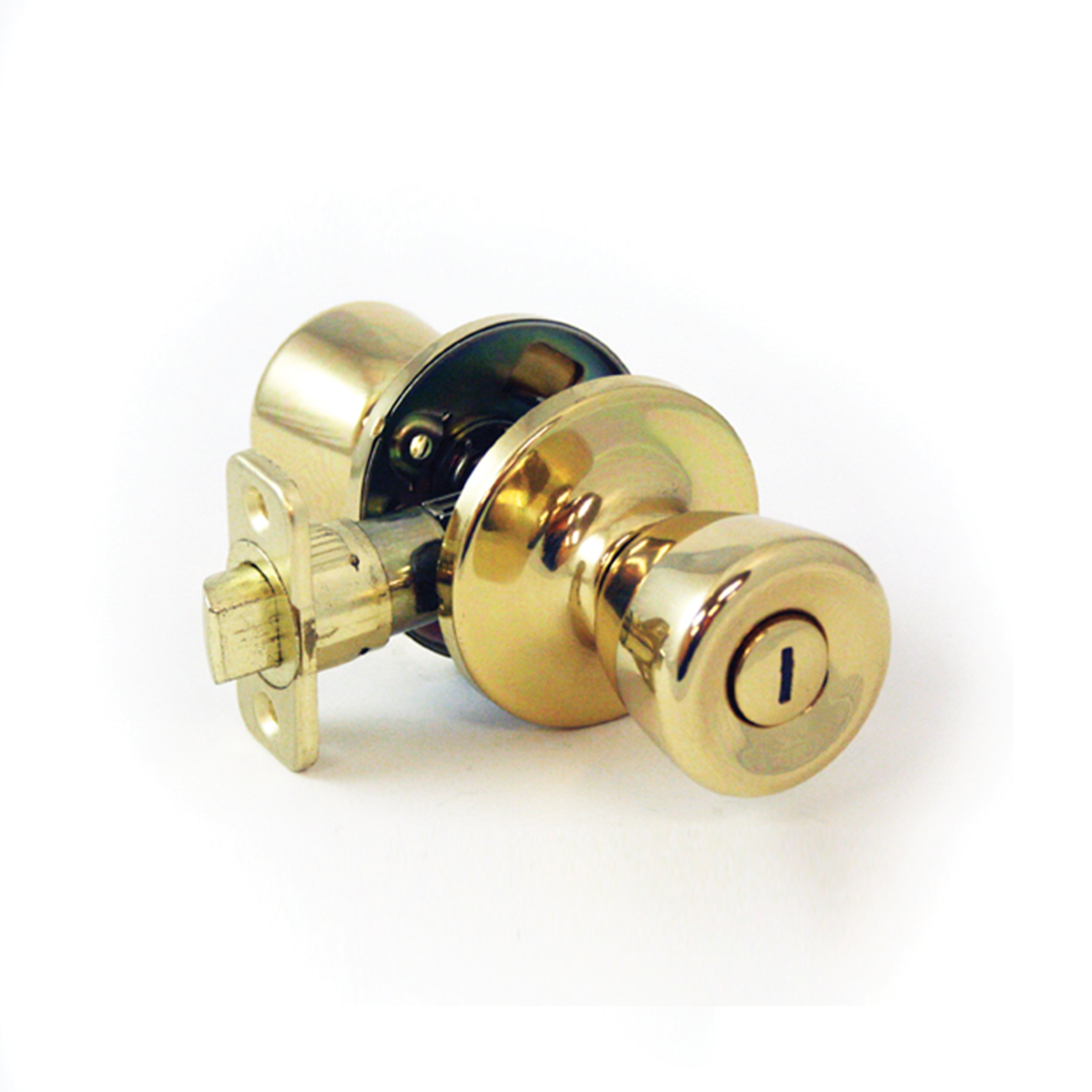 Polished Brass Privacy Tulip Door Knob for Bed/Bath