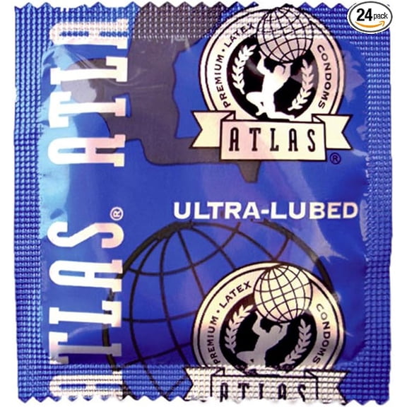 Atlas Ultra-Lubed Condoms 36 Pack