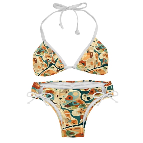 Atlas Women's Swimsuit Bikini Set, Detachable Sponge, Adjustable Strap, Two-Pack, Beach & Pool Ready