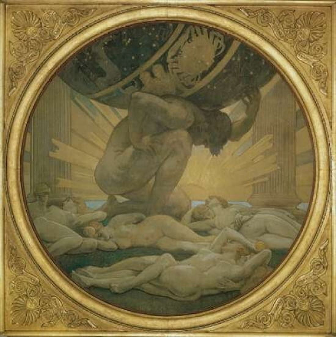 Atlas and the Hesperides 1922 Canvas Art - John Singer Sargent (24 x 24)