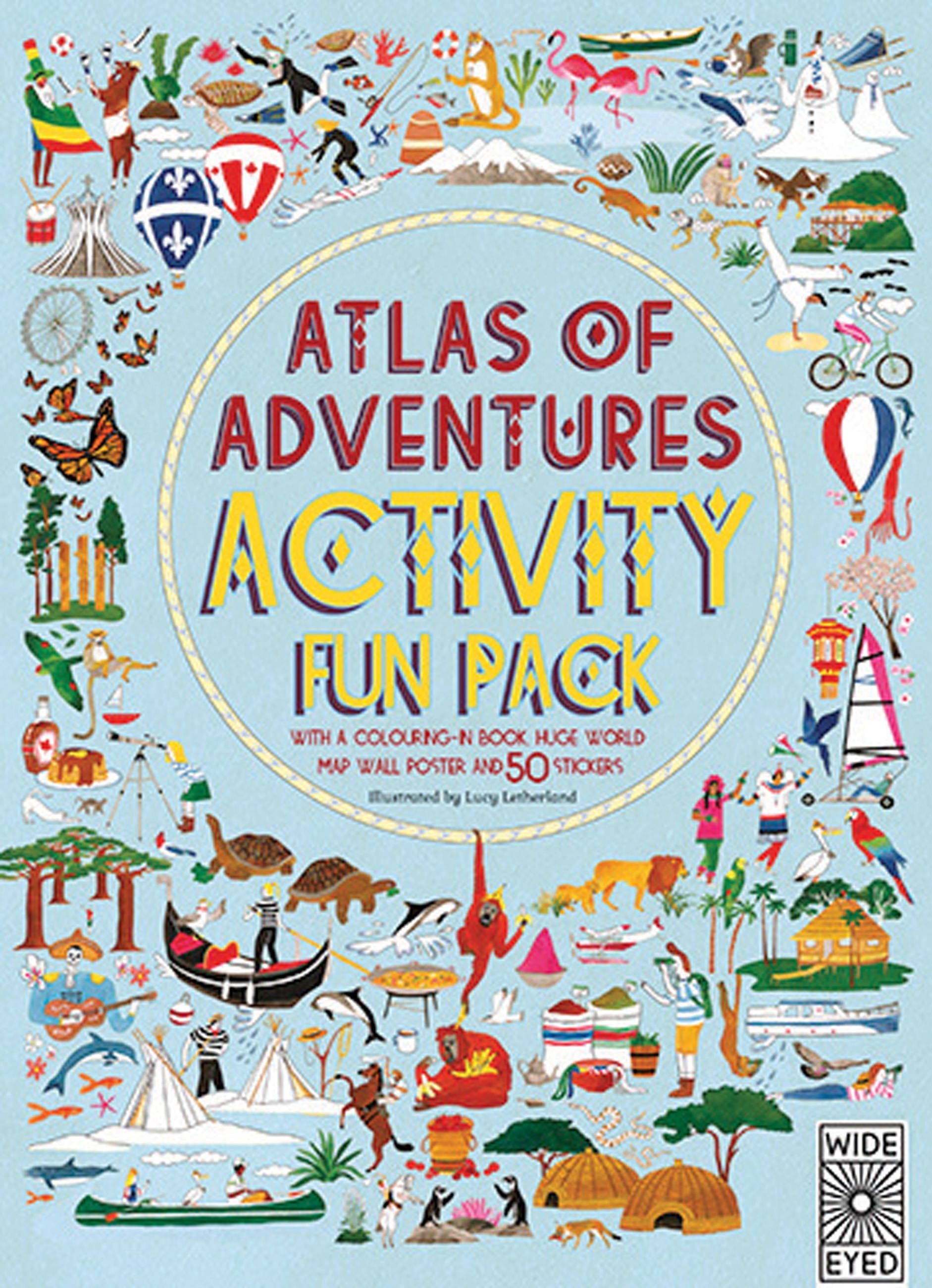 Atlas of: Atlas of Adventures Activity Fun Pack : with a coloring-in ...