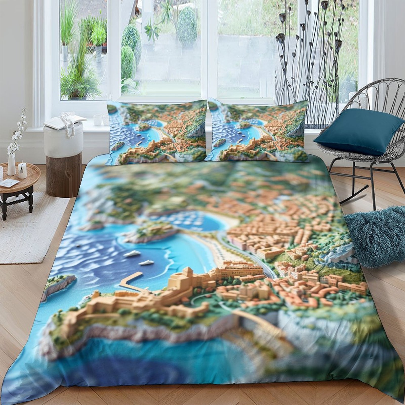 Atlase Quilt Cover Bedding Set 3D Printed Duvet Cover Comforter Covers