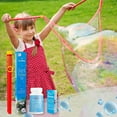 thumbnail image 1 of Atlasonix Giant Bubble Kit - Wands with Giant Bubble Solution - Bubble Solution Kit for Making 2 Gallons of Bubbles - Big Bubble Wands for the Largest Bubbles - For Whole Family, Kids/Adults Love It, 1 of 10