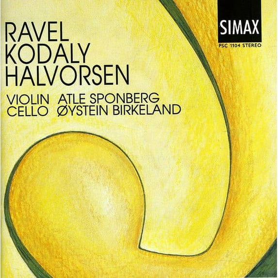 Atle Sponberg - Sonata for Violin & Cello / Duo / Passacaglia - Classical - CD