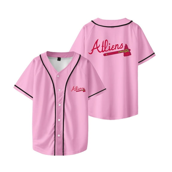 Atliens Merch Baseball Jersey Shirt Merch Women Men Fashion Casual Short Sleeve Streetwear